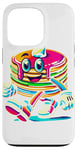 Coque pour iPhone 13 Pro Colorée Pop Art Crêpe Petit déjeuner Crêpes