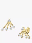 Jools by Jenny Brown Satelite Stud Earrings, Gold