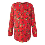 Frugi Red Floral Blus | Röd | S