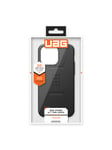 UAG Rugged Case for Apple iPhone 15 Pro Max [6.7-inch] - Civilian Black - baksidedeksel for mobiltelefon