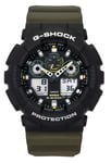 Casio G-Shock Black Dial Quartz Sports 200M Men's Watch GA-100TU-1A3