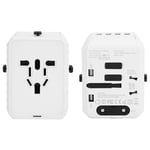 Universal Adapter Plug Socket Fast Charging Travel Adapter Socket With 4USB E JY