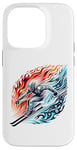 Coque pour iPhone 14 Pro Feu Et Glace Ski Aventure