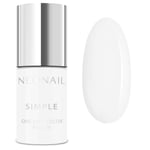 Vernis à ongles UV Neonail - Blanc - XPRESS - 3 en 1 - SIMPLE ONE STEP COLOR PROTEIN - 7,2 ml - BRIGHT 8056-7