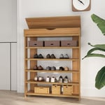 Need - tagère de Chaussures en Bois, Étagère de Rangement pour Chaussures, Meubles pour Chaussures, Range-Chaussures avec Compartiment de Stockage