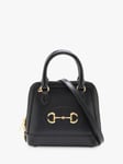 Pre-loved GUCCI Horsebit 1955 Leather 2-Way Bag, Black