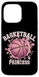 Coque pour iPhone 14 Pro Max Joueuse de basket-ball Basketball Princess