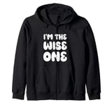 Passover Seder I'm The Wise One Four Sons Matzah Jewish Zip Hoodie