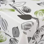 Venilia Nappe "Printemps" linge de table toile cirée maintenance réduite hydrophobes, Polyester, PVC, ovales, 140 x 200 cm, 55064