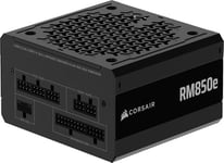 CORSAIR RM850e (2025) Alimentation ATX entièrement modulaire et silencieuse avec câble 12V-2x6 - Compatible ATX 3.1 et PCIe 5.1, efficacité Cybenetics Gold, condensateurs évalués à 105°C - Noir