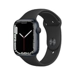 Apple Watch Series 7 Aluminum 45mm WiFi - Midnight - Excellent - Refurbished - Black - One Size