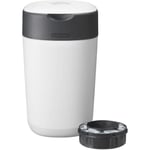 Tommee Tippee - Poubelles à couches - Twist & Click - Anti-Odeurs Anti-Germes - 1 cassette - Film multicouche antibactérien - Blanc