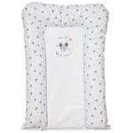 Babycalin - Matelas à langer bébé 50x70 cm Mickey Good Morning Disney Baby - Matelas à langer Imperméable PVC - Matelas à langer 50x70 Facile à nettoyer - Matelas à langer pour bébé bords rembourrés