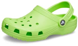 Crocs Classic Glitter Clog T, Limeade, 11 UK Child