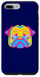 iPhone 7 Plus/8 Plus Pansexual Pug! Cute dog in the pan pride flag colours Case