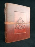 A5 TRIQUETRA Handmade Leather Journal Diary Book of Shadows - Unlined Pages