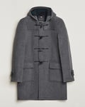 Gloverall Morris Duffle Coat Grey/Blackwatch