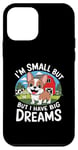 iPhone 12 mini I'm Small But I Have Big Dreams Cute French Bulldog Case