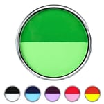 LOPHE Maquillage Fard Aquarellable Pot, Peinture du Visage, Maquillage FX Smiffys, peinture à l'eau pour le visage et le corps pour adultes, enfants,30g, Vert Foncé et Vert Clair