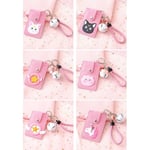 Sailor Moon Pu Leather Id Bag Bank Bus Credit Card Holder Keyrin Small Wings