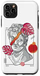 Coque pour iPhone 11 Pro Max Vaporwave Buste romain Surréaliste Statue rétro Futurisme Esthétique