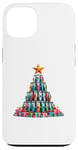 Coque pour iPhone 13 Christmas Tree Coiffeur Tondeuse Coiffure Coiffeuse