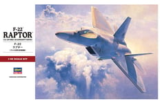 Hasegawa PT45 F-22 Raptor AIRCRAFT SCALE 1/48 Hobby Plastic Model Kit NEW