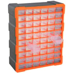 Keepbuying - Organisateur Boîte à outils de rangement 60 Tiroirs en Plastique,Casier à vis outils - 37x15.5x47cm - Sûr Non toxique