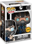 Figurine Funko Pop - Mortal Kombat N°251 - Sub-Zero (Chase) (21686)