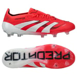 adidas Predator Elite Fg Pure Victory - Lucid Red/vit/svart - Gräs (Fg), storlek 36