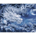 aoyudf DIY Wooden Jigsaw Puzzle 1000 Pièces, Classique Casse-tête de pour Adultes, Ensembles de Puzzle de Défi Cérébral pour Enfants, Unique Cadeau Dragon dans Le ciel-50x75cm