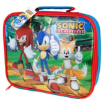 Sonic the Hedgehog Rectangular Insulated Lunch Box Bag for Boys and Girls, Perfect Size for Packing Hot or Cold Snacks for School and Travel, BPA Free
