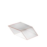 Glas Italia - WIR03 Wireframe Low table, Green edges, H:30, Transparent Extralight Glass - Soffbord - Piero Lissoni - Transparent - Glas