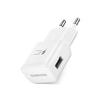 Samsung Chargeur Secteur pour Smartphone Universel USB-A Fast Charge 15W Blanc