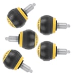 (Black And Yellow)5pcs 50x45mm Fitness Pop Pull Pin Knob Release Synthetic CU