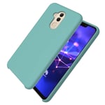 Silicone Case for Huawei Mate 20 lite, Silicone Soft Phone Cover with Soft Microfiber Cloth Lining, Ultra-thin ShockProof Phone Case for Huawei Mate 20 lite (Sky-blue)