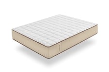 Moonia | Matelas Air Max | Matelas Confort Multizone | Pression Care System | Technologie Duo-System | Marron | 80 x 190 cm