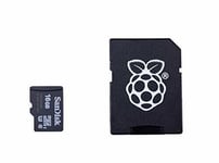 Raspberry Pi 16GB Micro SD Card Pre-installed With NOOBS Official Card & Adapter