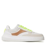 Sneakers Calvin Klein Jeans Chunky Cupsole Gel Backtab Fluo YM0YM00673 Beige