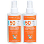 ALPHANOVA Sun Spray solaire pour enfants bio SPF50 Crème Protection Solaire 2x125 g