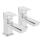 Bristan Cobalt Basin Taps Pair - Chrome