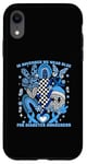 Coque pour iPhone XR Blue Ribbon Mois de sensibilisation au diabète et au diabète Novembre