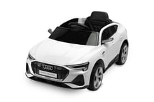 Yksipaikkainen lasten sähköauto Toyz Audi E-tron Sportback, valkoinen