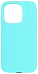 Coque pour iPhone 15 Pro Couleur bleu électrique simple