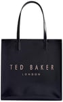 Ted Baker Women's CRINKON-Crinkle Large Icon Bag, DK-Blue, O/S