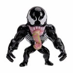 Jada Toys 253221008 Spider Marvel Venom Figure, 10 cm, Collectible Figure, Die-Cast, Black, One Size