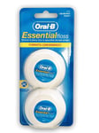 Fil dentaire cir&eacute; Oral-B Essentialflossâ„¢ BIPACCO 50MTX2