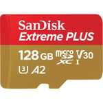 SanDisk Extreme PLUS 128 GB MicroSDXC Class 10