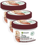 Garnier - Body Superfood - Crème Soin Corps Réparatrice - Hydratation 48H - Formule Vegan & à 97% d'Origine Naturelle - Au Beurre de Cacao & Céramide - Pour Peaux Sèches - 380 ml (Lot de 3)