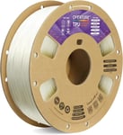 Bobine de filament TPU flexible de 1,75 mm pour imprimante 3D - Bobine de 1 kg - Précision dimensionnelle +/- 0,05 mm (transparent)